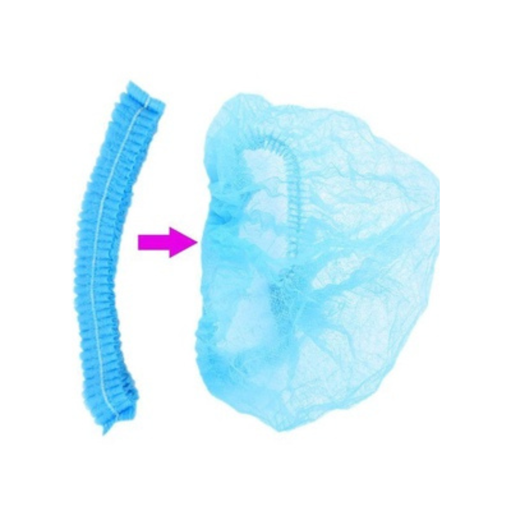 Mũ trùm đầu y tế nón con sâu CAEMEDI chống bụi, độ bền cao, chất lượng xuất khẩu Hoa Kỳ - Gói 100 Cái