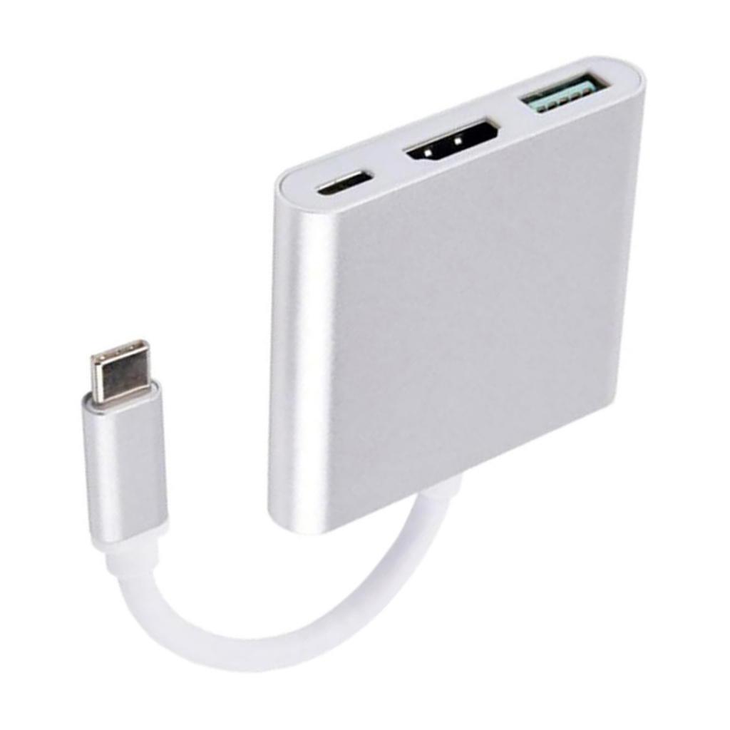 Universal USB Type-C to VGA Charging HUB Adapter Converter for Laptop