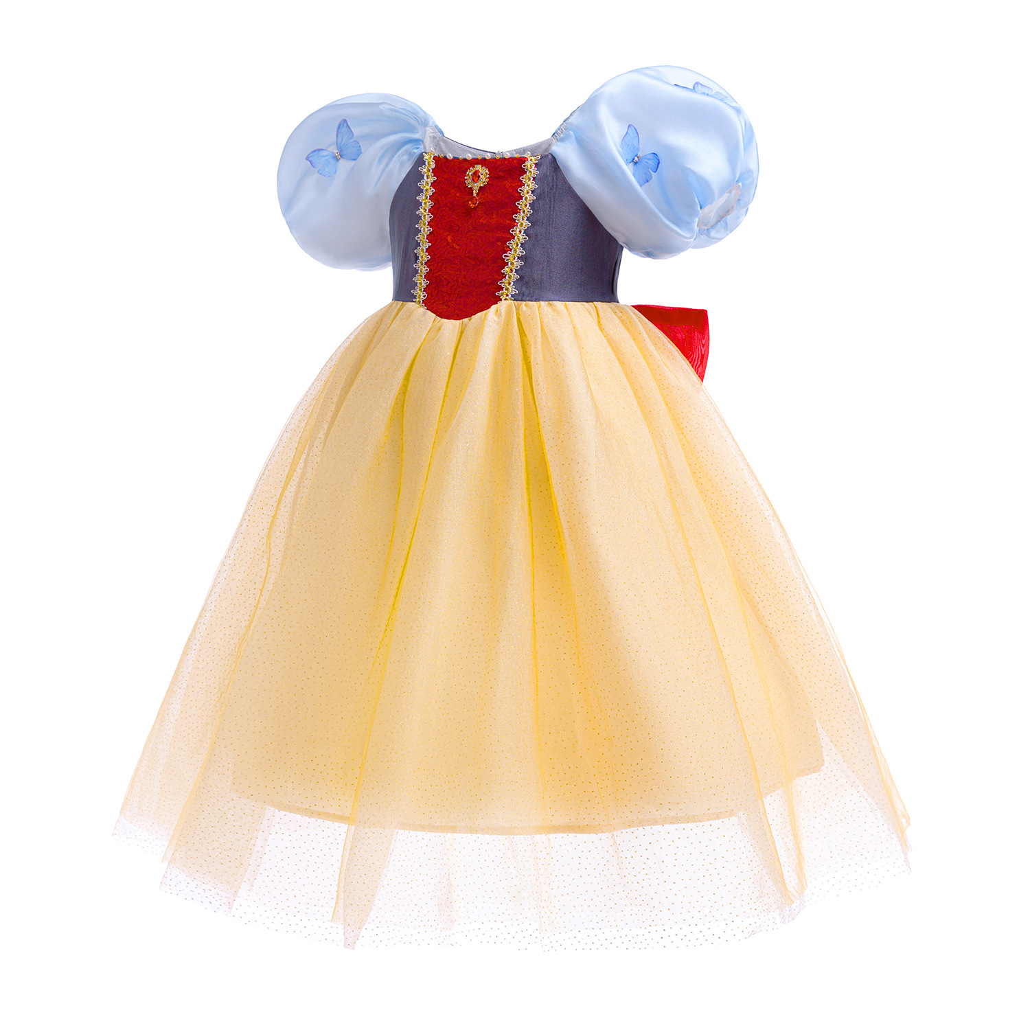 Đầm công chúa bạch tuyết cho bé gái hóa trang cosplay Halloween (tặng kèm cài tóc)