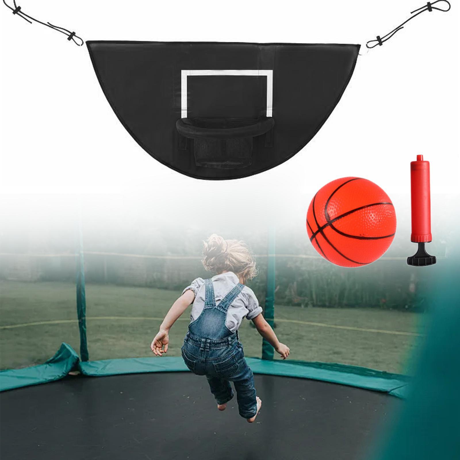 Trampoline Basketball Hoop Sports Toys Easy Install Outdoor Basketball Frame