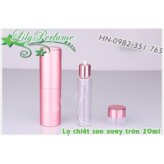 Lọ chiết nước hoa 20MLXOAY TRÒN cao cấp