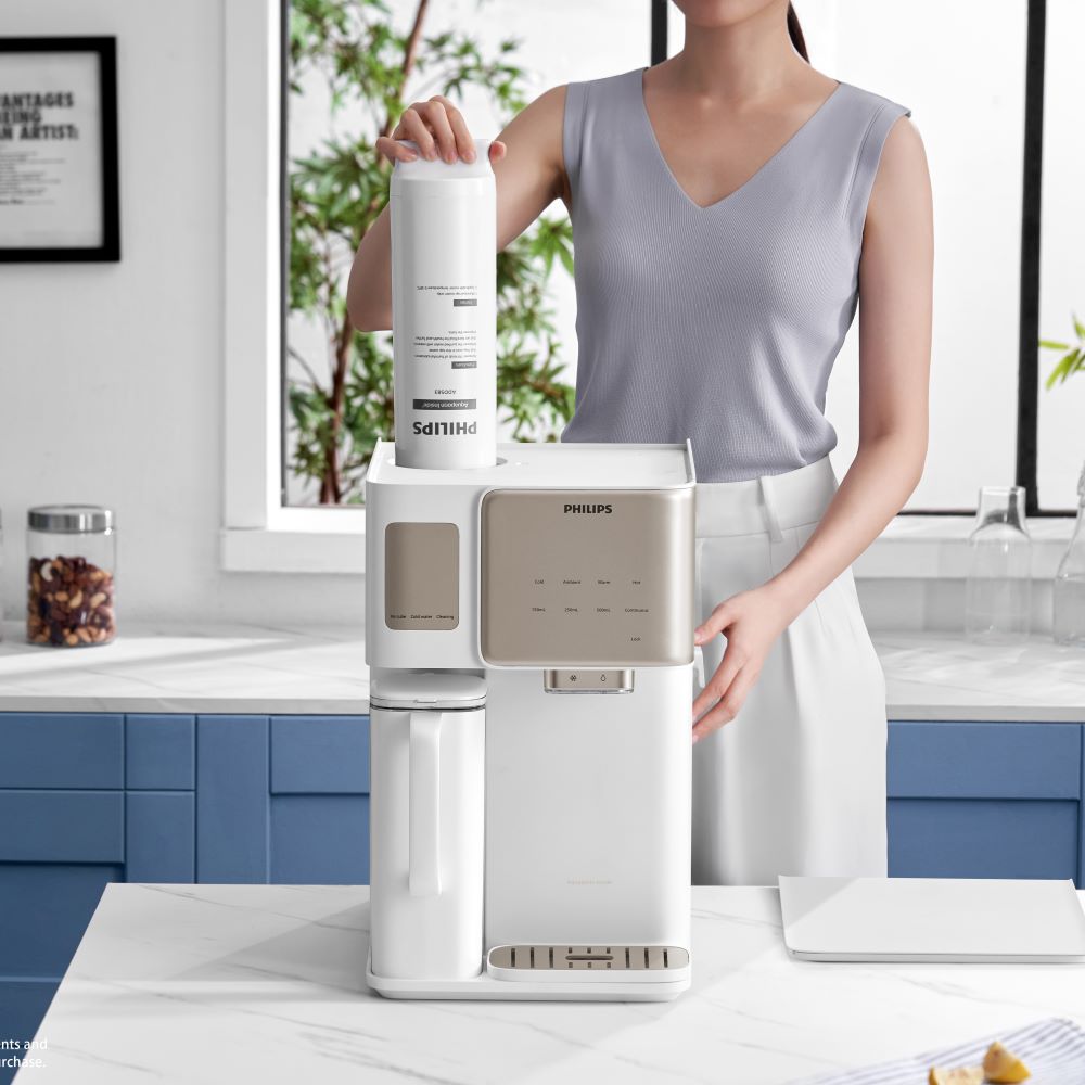 [Hàng Chính Hãng] Máy Lọc Nước RO để bàn NÓNG-LẠNH Philips  Frappucino ADD6922 Trải Nghiệm Công Nghệ Lọc RO-Aquaporin Inside