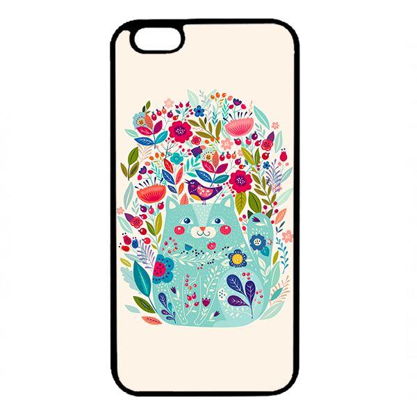 Ốp lưng dành cho Iphone 6 Plus Họa Tiết Hoa Nền Trắng Hồng - Hàng Chính Hãng