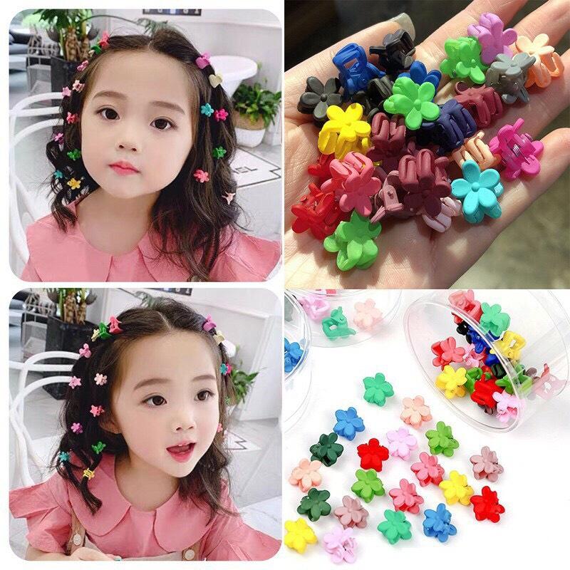 SET 14 CÁI KẸP TÓC HOA NHÍ MINI MIX NHIỀU MÀU CỰC XINH - NUNAM SHOP