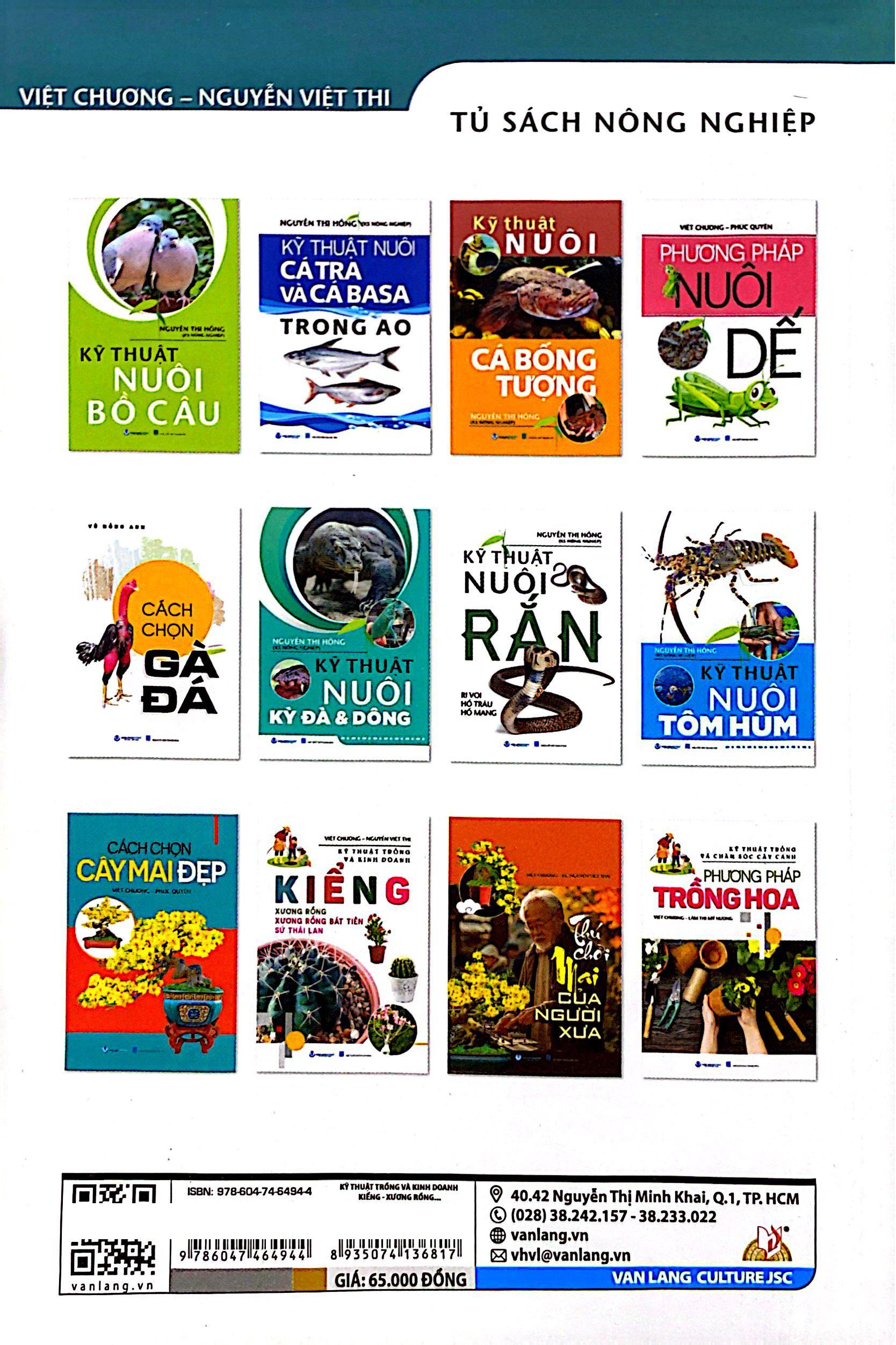 Sách - Kỹ Thuật Trồng Và Kinh Doanh Kiểng - Xương Rồng - Xương Rồng Bát Tiên - Sứ Thái Lan (Tái Bản 2025)