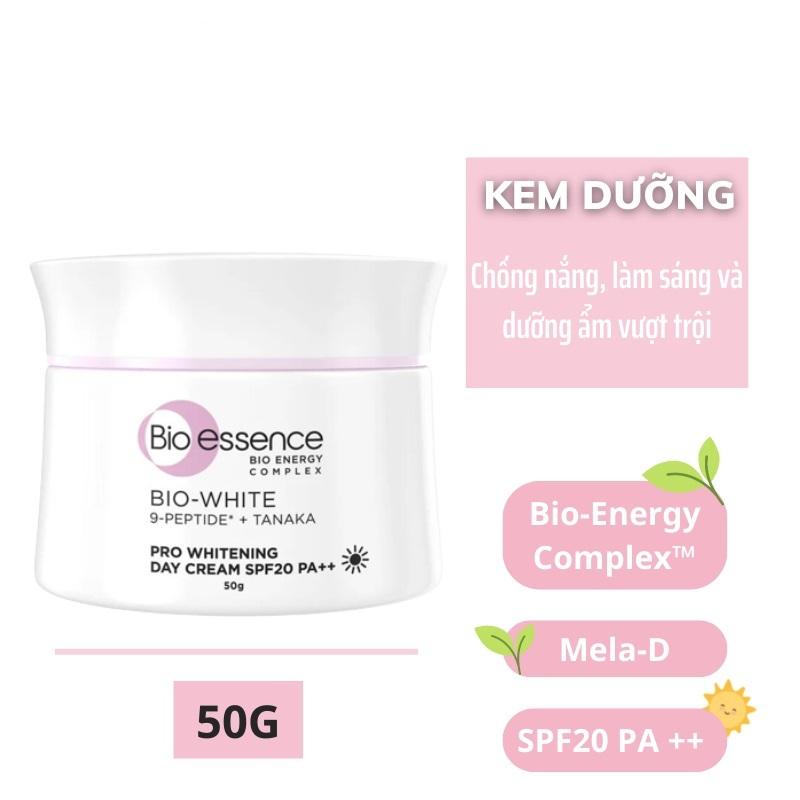 Kem Dưỡng Ngày Bio Essence Bio White Pro Whitening Day Cream SPF20 PA++ 50g