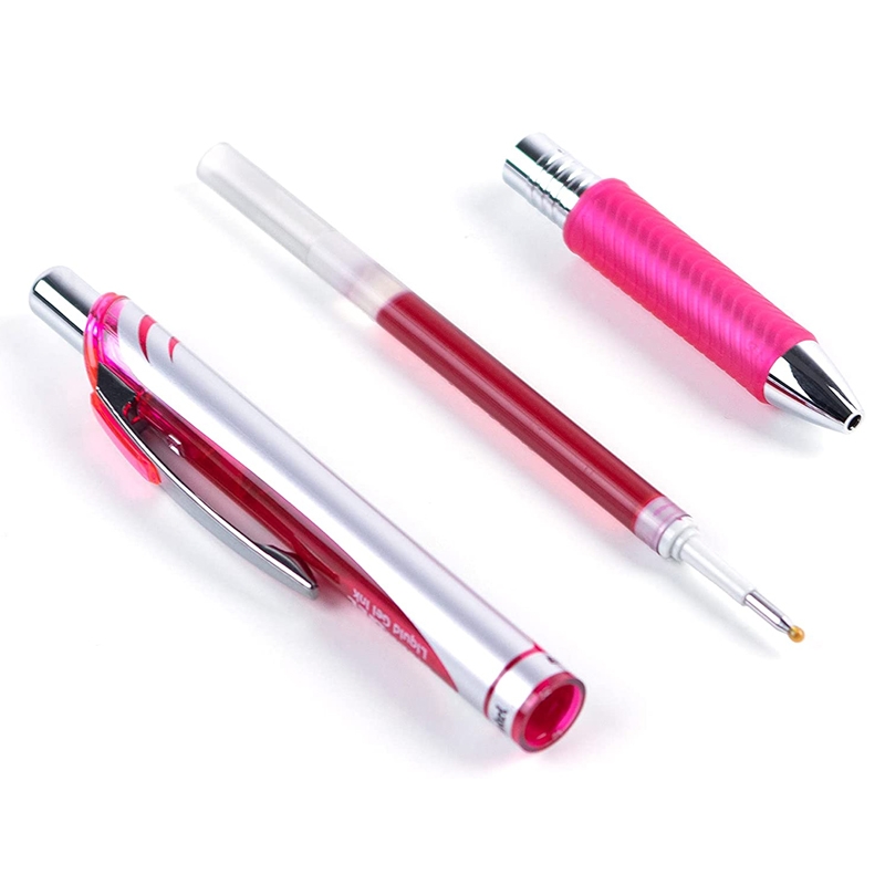 Bút Gel Bấm 0.7mm Pentel BL77-P - Màu Hồng