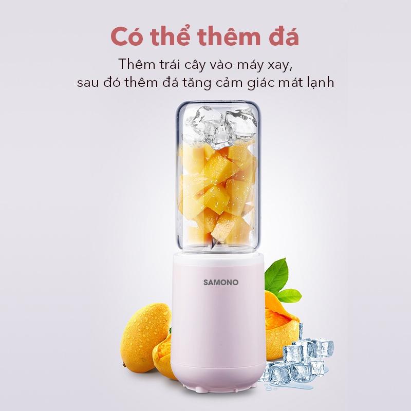 Máy xay sinh tố đa năng SAMONO SW-Z7 công suất lớn có thể nghiền đá, thưởng thức sinh tố chỉ với 10 giây - Hàng chính hãng