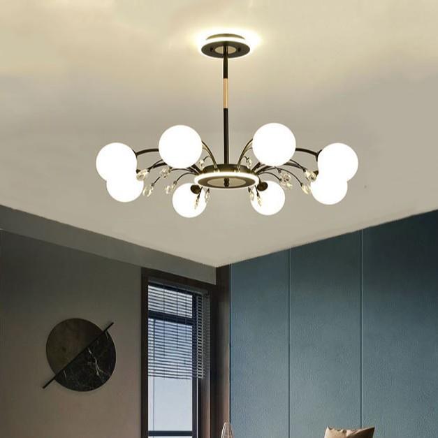 Đèn chùm TIVEN kiểu dáng tinh tế, sang trọng trang trí nhà cửa hiện đại - kèm bóng LED chuyên dụng.
