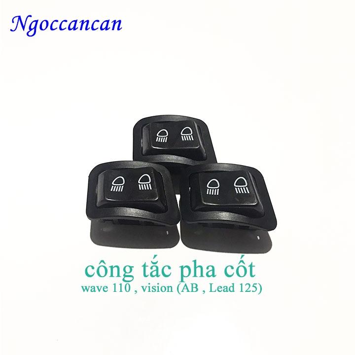 Công Tắc pha cốt xe máy wave 110 , vision , AB Lead 125