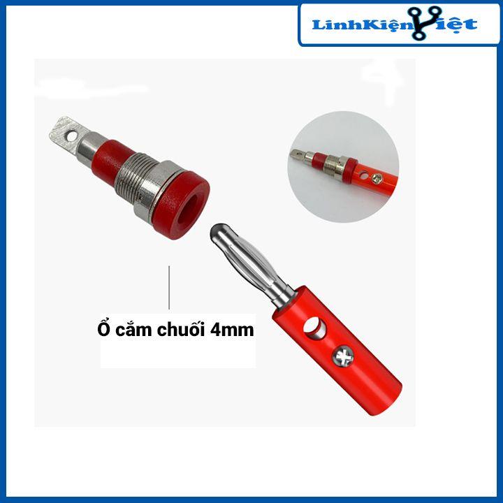 Jack bắp chuối 4mm giá rẻ đủ màu