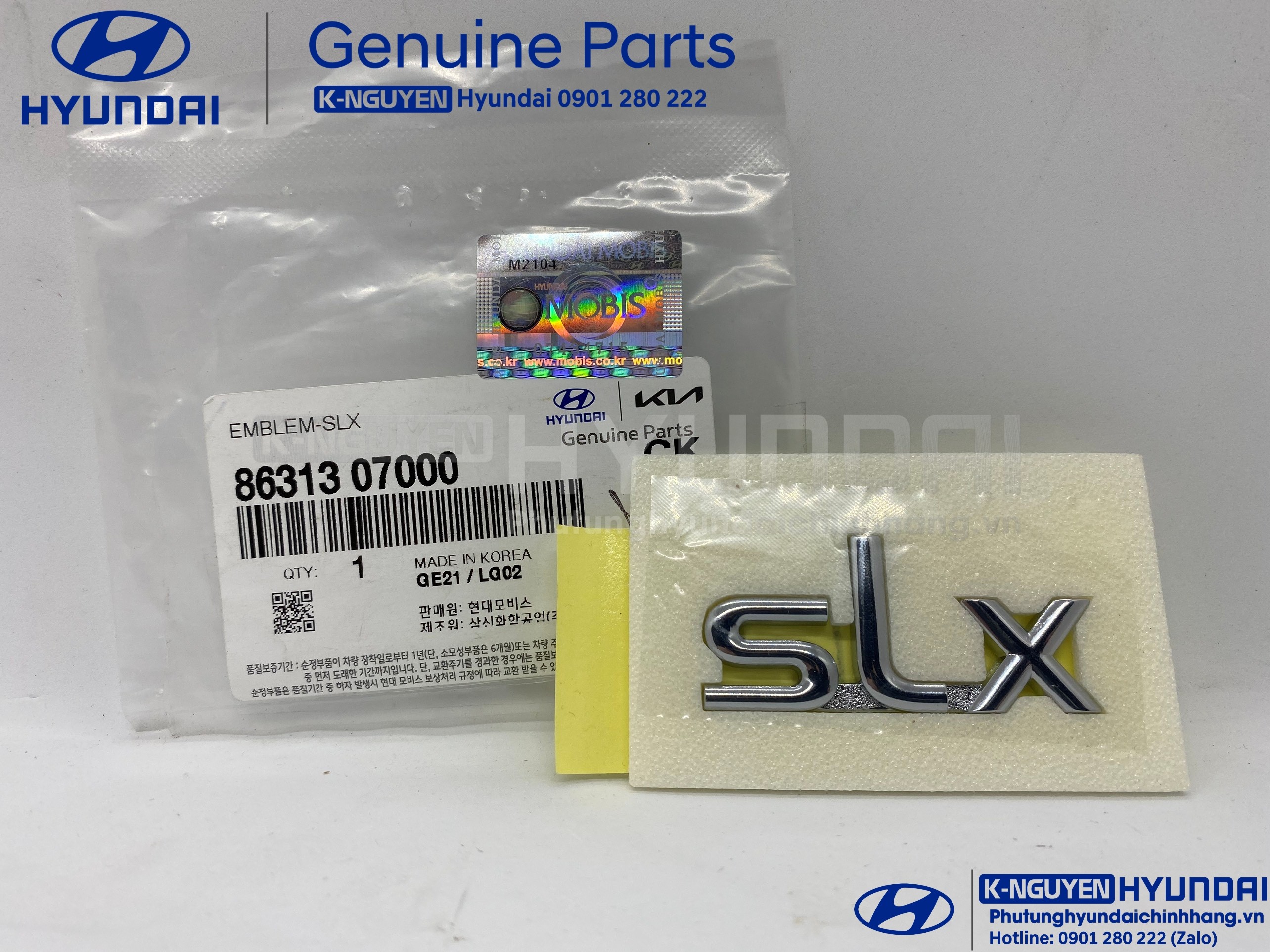 Chữ SLX Dán Đuôi Xe Kia Morning - chính hãng phân phối