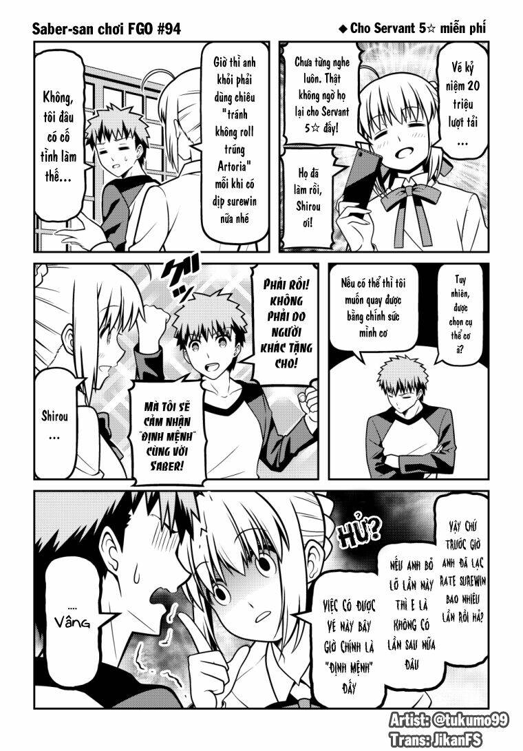 saber-san chơi fgo! chapter 51 50