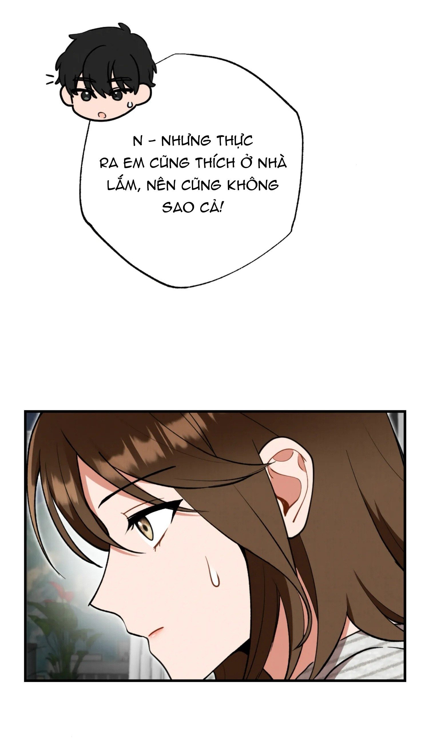 [18+] bạn của em trai không thể to như vậy! chapter 12.2 49