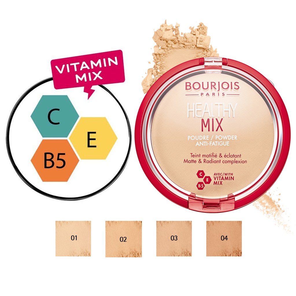 Bourjois Healthy Mix Anti Fatifue Powder  N02