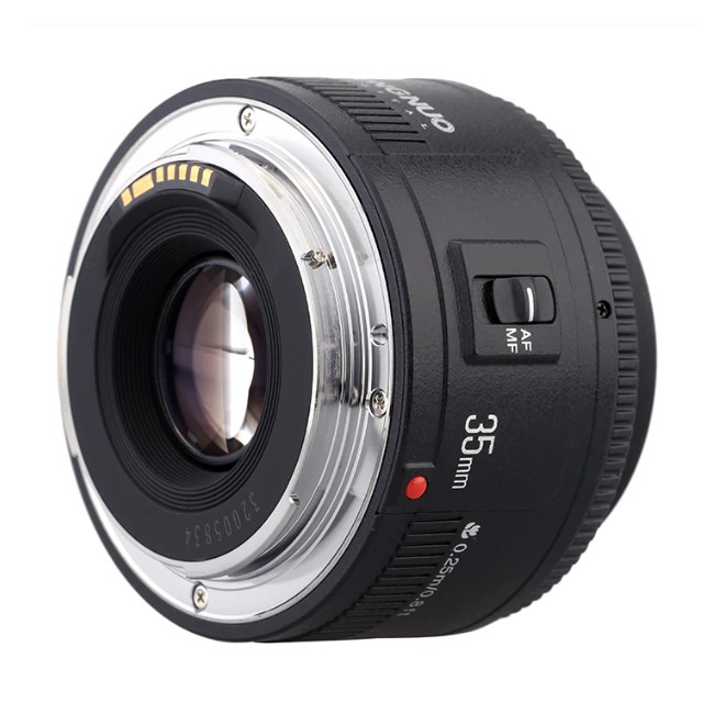 Ống kính Yongnuo YN35mm F2.0 cho Canon kèm lens hood ES-62- Hàng nhập khẩu