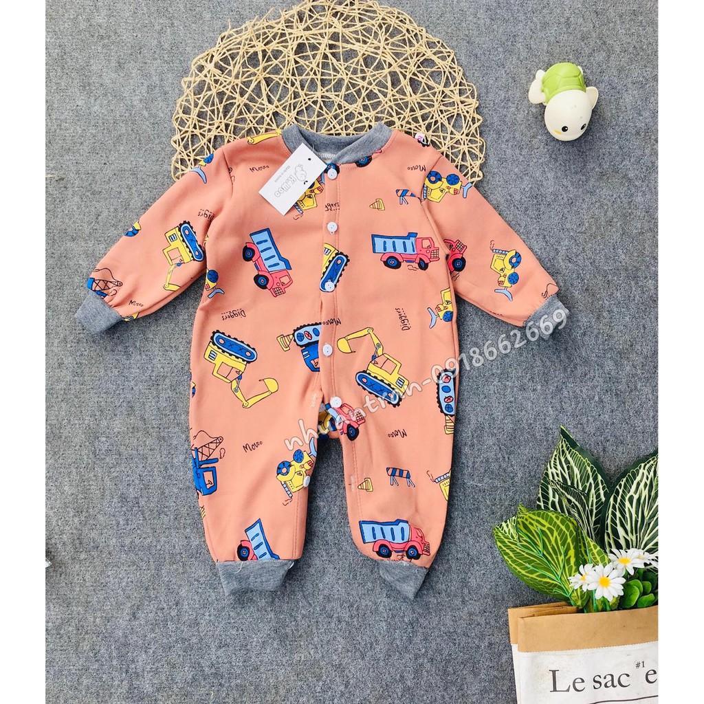 Body nỉ lót lông bé trai bé gái hàng cao cấp, size từ 3-14kg