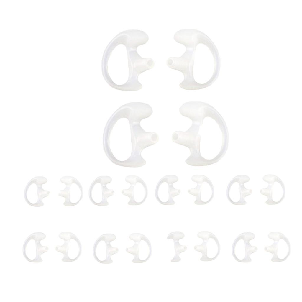 10 Pairs Replacement Earbud for Acoustic Tube Earpiece