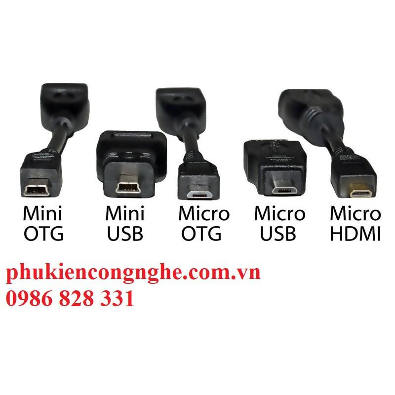 Đầu OTG chuyển đổi Mini USB to USB