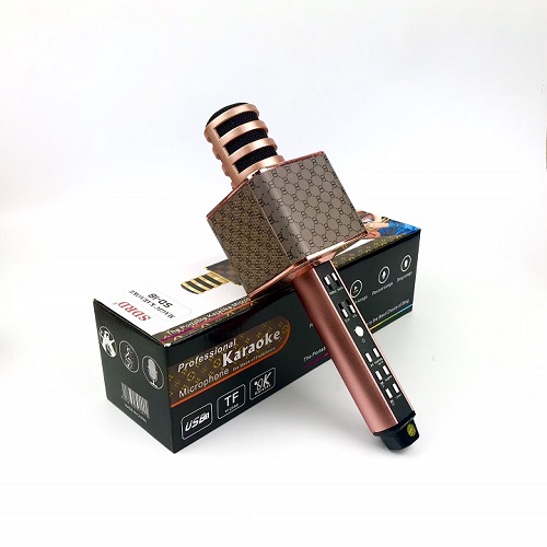 Micro Karaoke Bluetooth GUTEK SD18 Kèm Loa Không Dây, Âm Thanh Cực Hay, Bass Cực Đỉnh, Mic Hút Bắt Giọng Tốt, Đầu Bọc Bảo Vệ Mic, Hỗ Trợ USB, Thẻ Nhớ, Cổng 3.5, Nhiều Màu Sắc - Hàng chính hãng