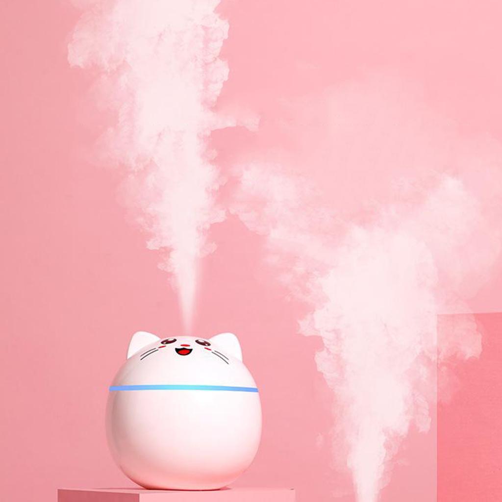 Humidifier Air Purifier Ultrasonic Aroma Diffuser LED USB Lamp 300ML