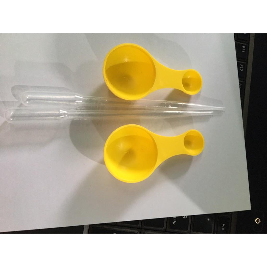 Bộ dụng cụ định lượng 02 ống và 02 muỗng