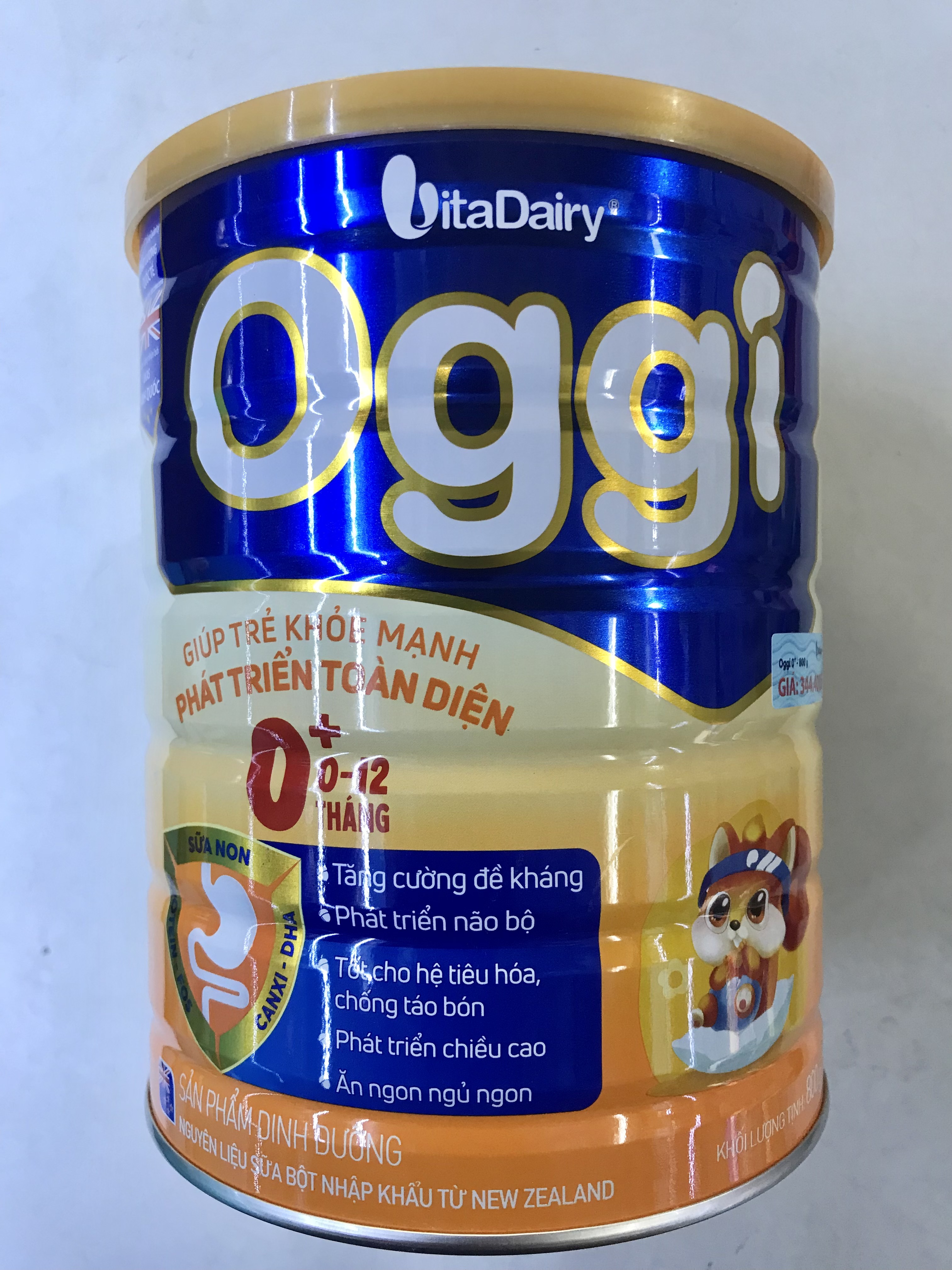 Sữa Oggi 0+ 800g - Giúp trẻ khoẻ mạnh phát triển toàn diện