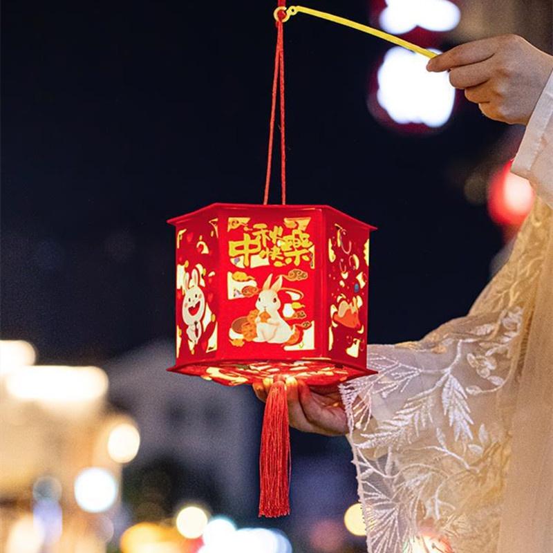 Lồng Đèn Giấy Treo Trang Trí Năm Mới Phong Cách Trung Hoa DIY