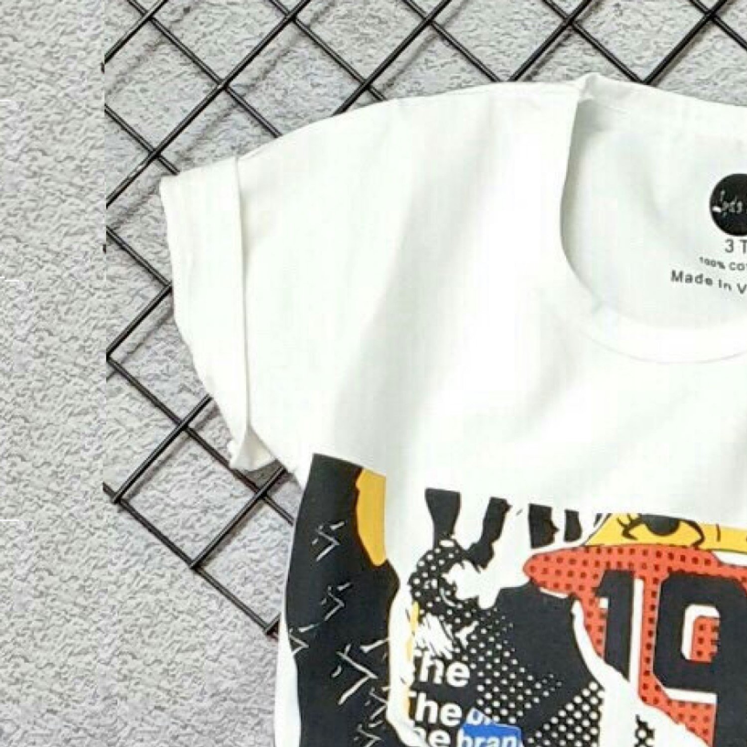 A0001510 Áo thun cotton ngắn tay  bé trai từ 4-8 tuổi (14-29kg)