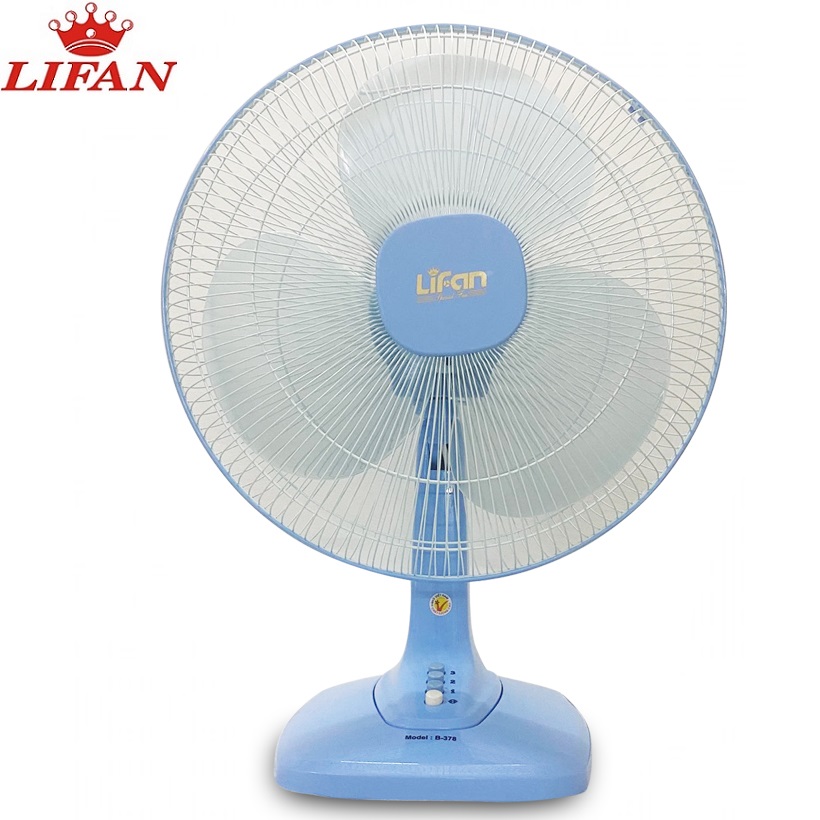 Quạt bàn 5 cánh 45W Lifan B-378 - Giao màu ngẫu nhiên - Hàng chính hãng