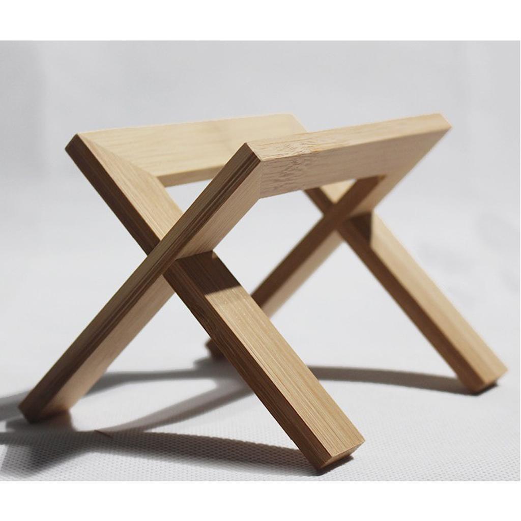 6xWooden Display Easels Tea Cake Display Stands Picture Frame Stand Holder A
