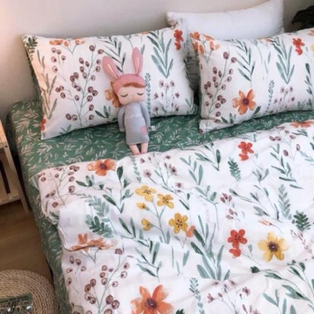 Set Cotton Living 100% Cotton Hàng Nhập Khẩu Cao Cấp Hoa Nhí