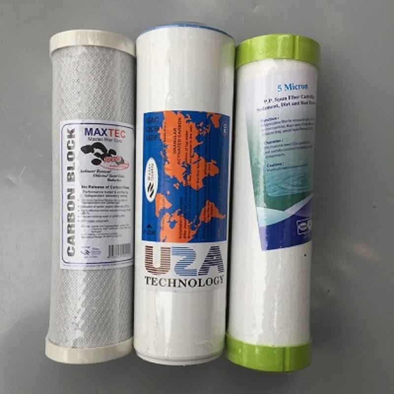 Combo Bộ lõi lọc thô 1, 2, 3 dành cho các loại máy lọc nước RO