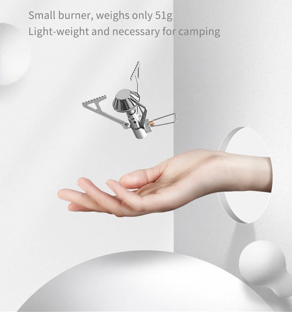 Bếp Gas mini NH21RJ003 - Mini Folding One-piece Burner Outdoor Ultra Light Gas Stove