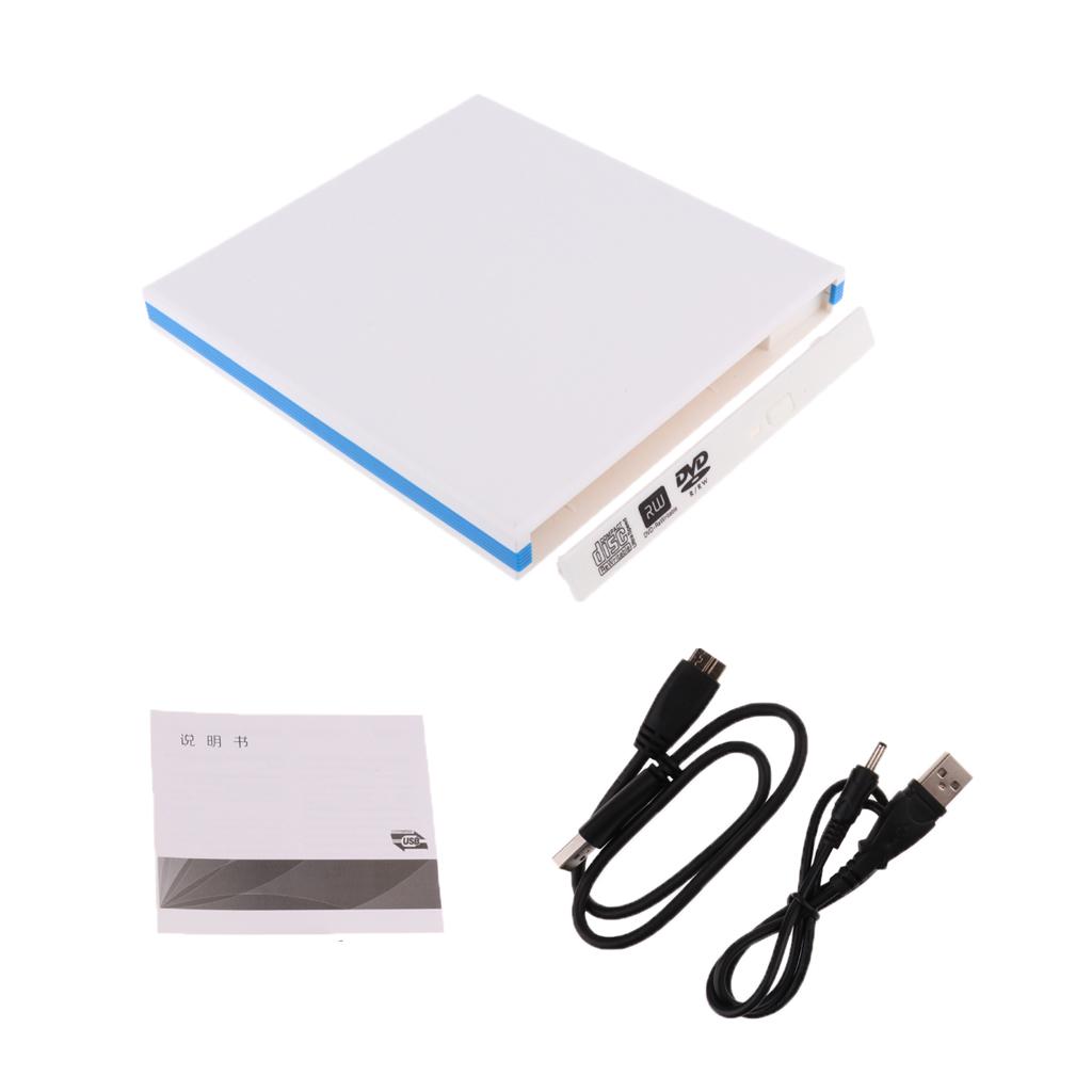 12.7mm USB 3.0 CD DVD RW Burner Optical Drive External Enclosure Case Only