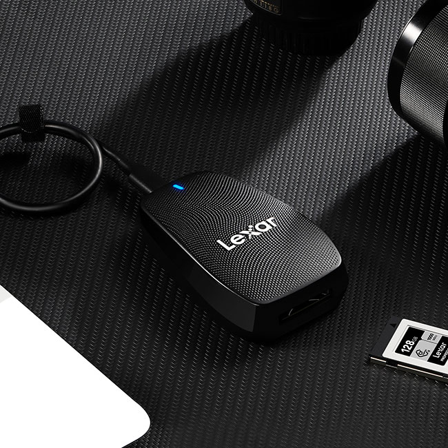 Đầu đọc thẻ Lexar Professional CFexpress Type B USB 3.2, tốc độ truyền nhanh, kích thước nhỏ gọn - Hàng chính hãng BH 5 năm