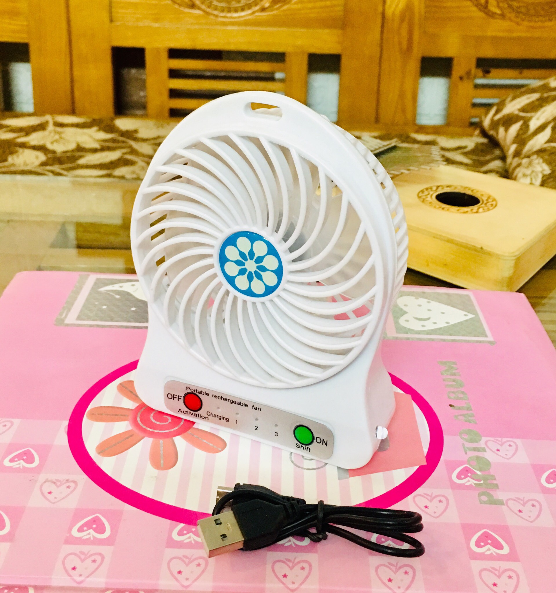 Qụat sạc điện mini 3 tốc độ
