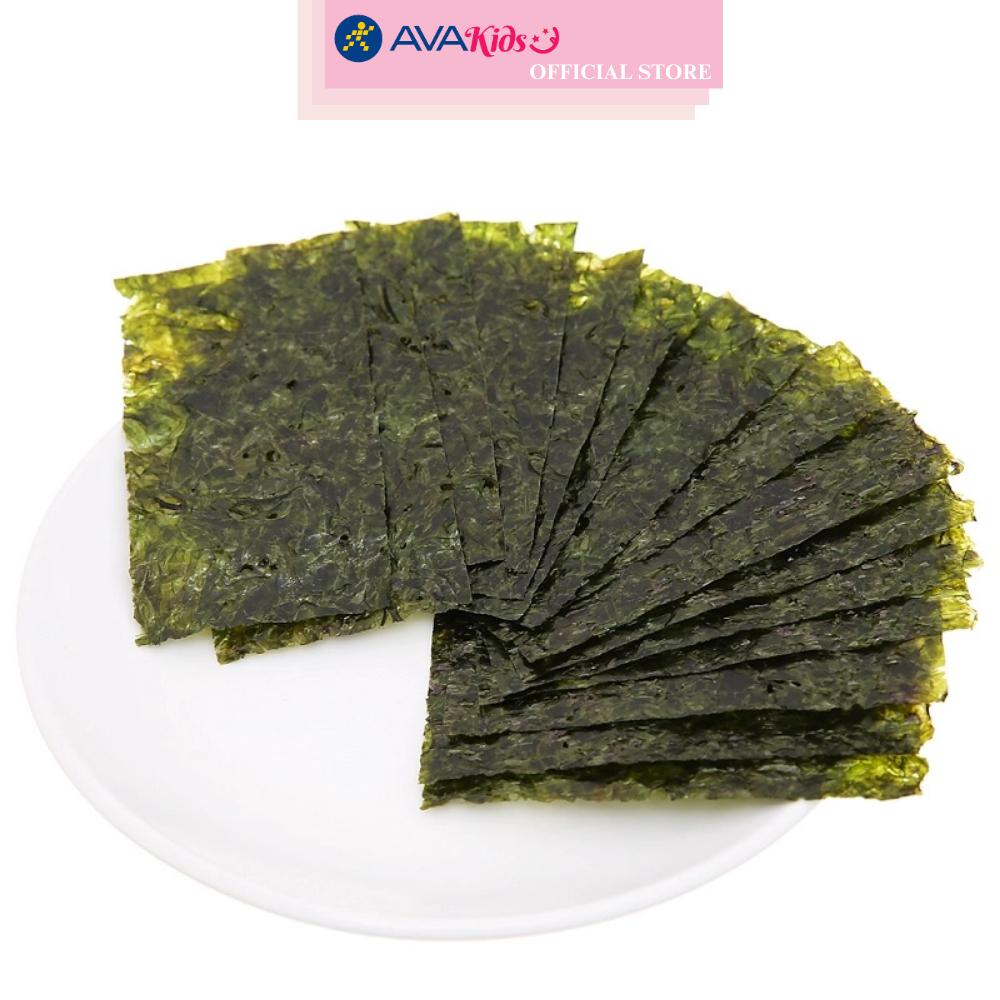 Hộp 10 gói snack rong biển hữu cơ tách muối vị truyền thống Alvins 1.5g (từ 6 tháng)