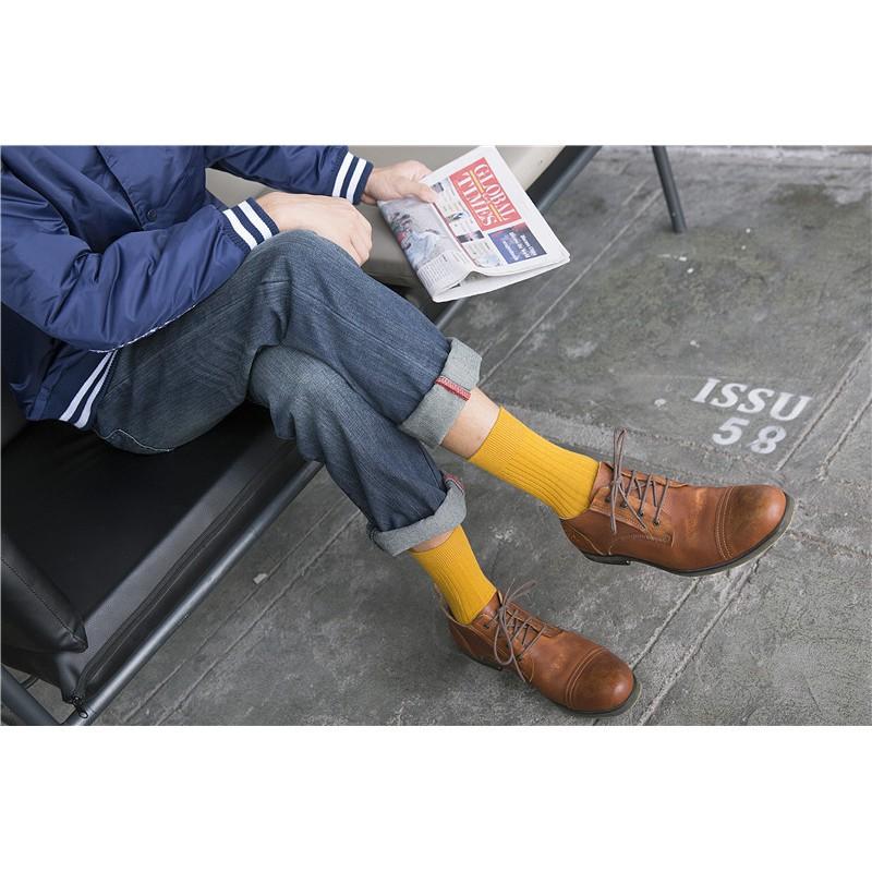 Tất vớ trơn gân 10 màu - GIÁ HỦY DIỆT UKM-688