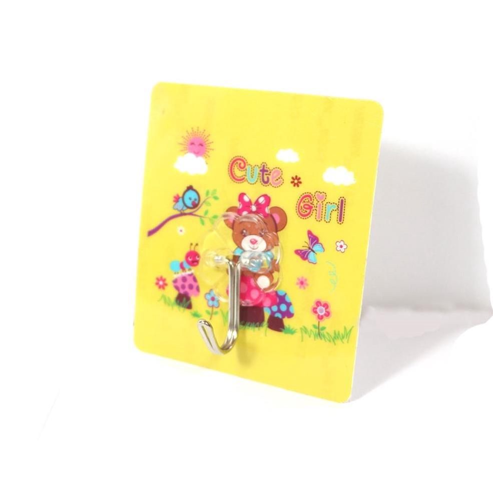 Set móc treo dán tường 3D hình ngẫu nhiên cao cấp