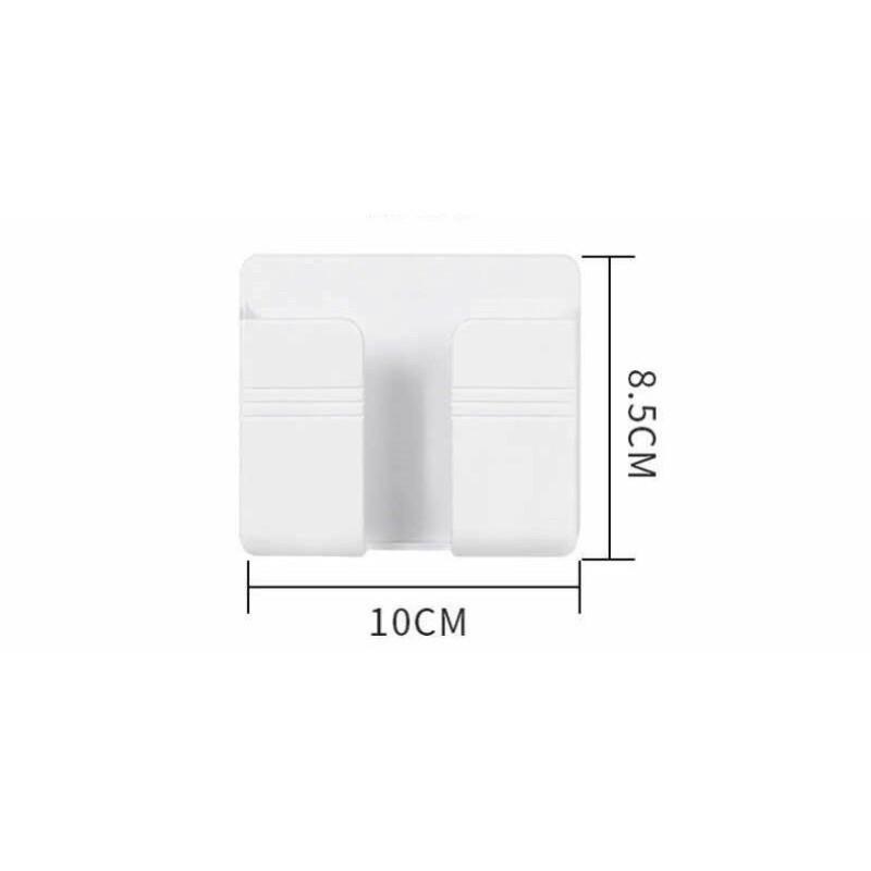 Combo 2 Kệ Để Remote, Sạc Điện Thoại Dán Tường Không Cần Khoan Tiện Lợi