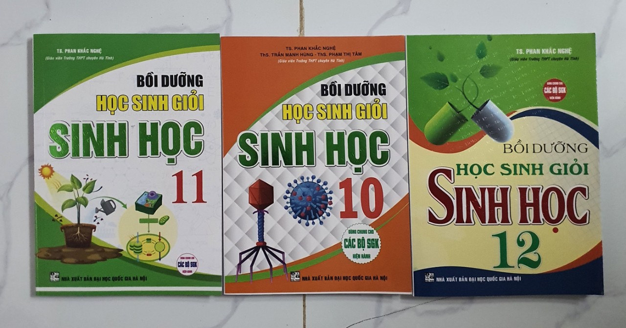 Combo Bồi Dưỡng Học Sinh Giỏi Sinh Học 10 - 11 - 12 - Phan Khắc Nghệ