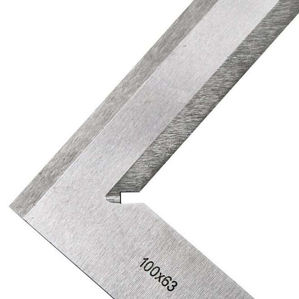 Harden Steel L Shaped 90 Degree Angle Try Square Ruler