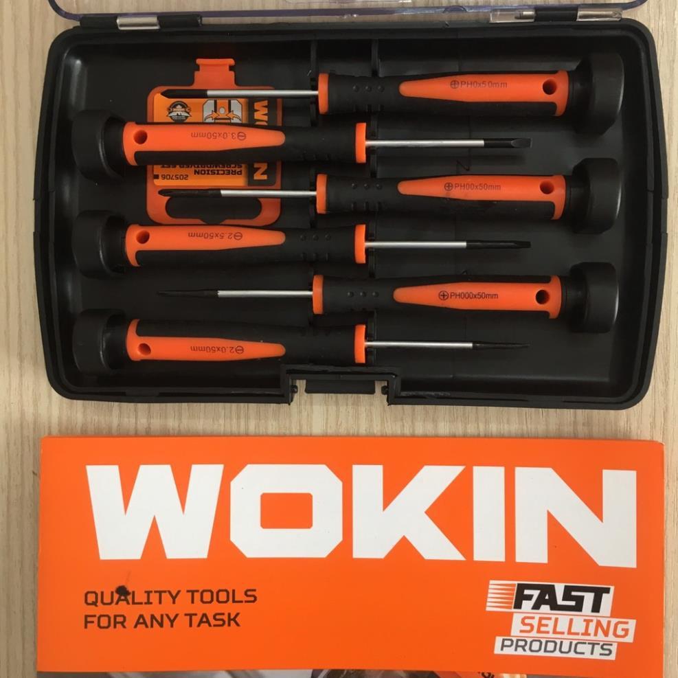 Bộ tua vít sửa chữa điện tử WOKIN 205706 hàng chính hãng