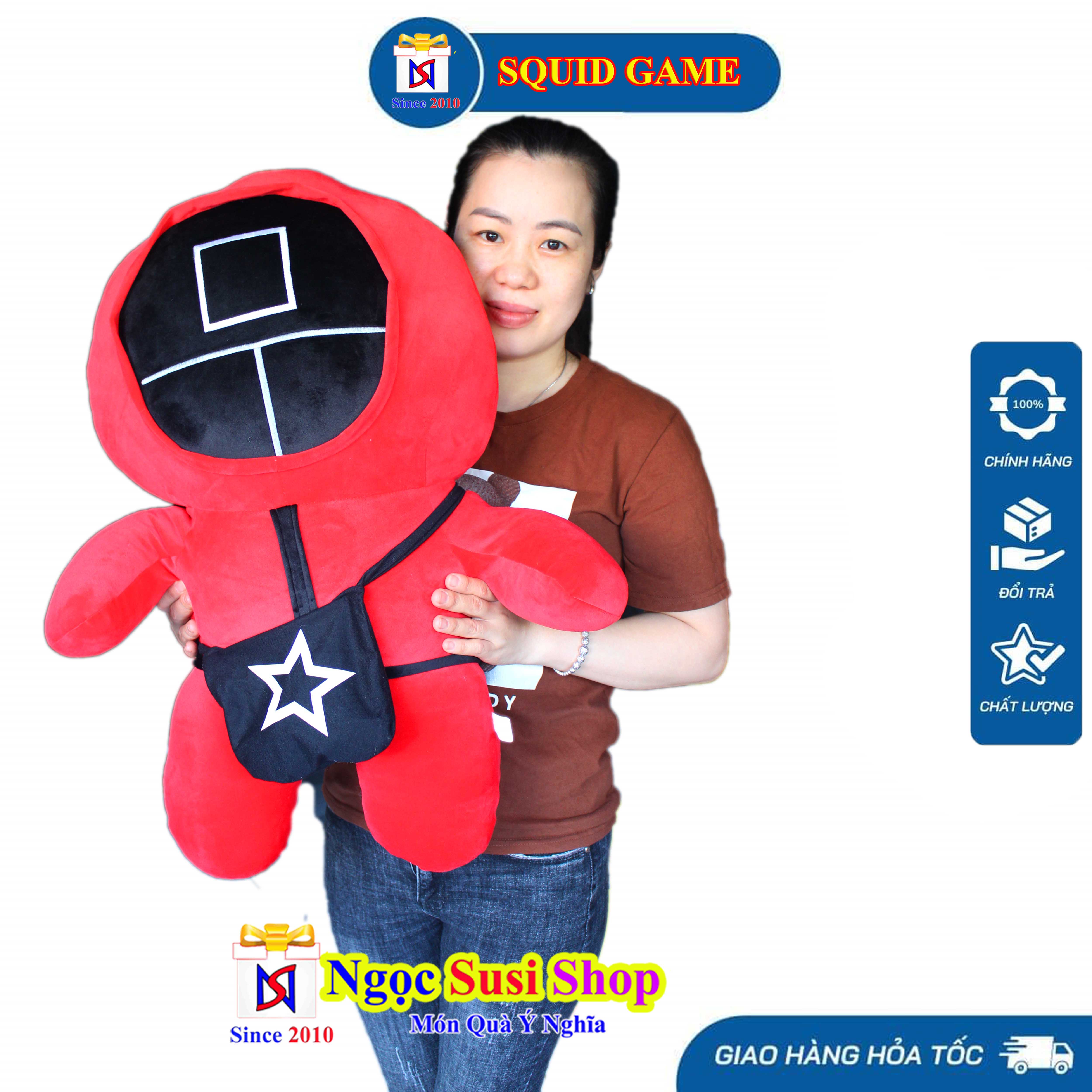 THÚ BÔNG SQUID GAME TRÒ CHƠI CON MỰC KHỔNG LỒ RẤT HOT