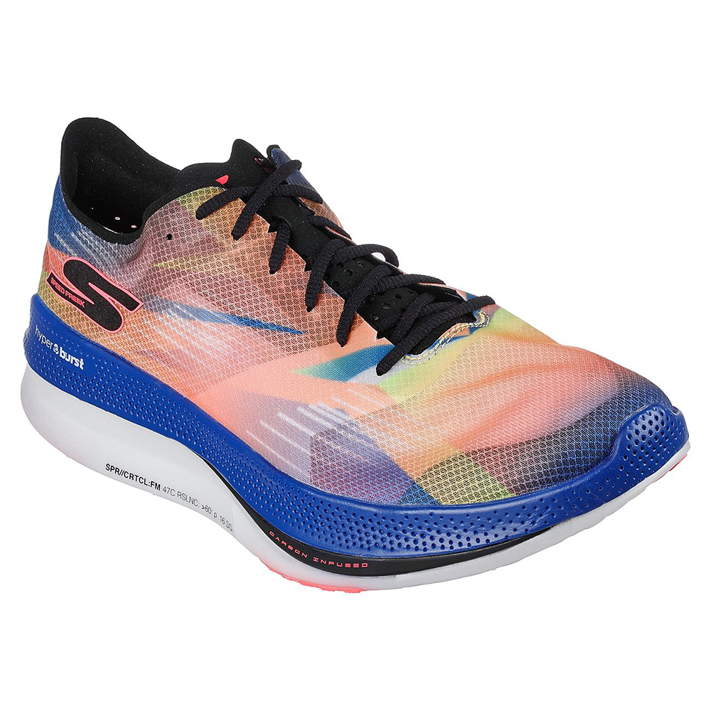 Skechers Nam Giày Thể Thao Chạy Bộ Tập Gym, Thường Ngày, Đi Học, Đi Làm GOrun Speed Freek Intense Running HYPER ARC, Carbon Infused, Hyper Burst - 246049-BKMT