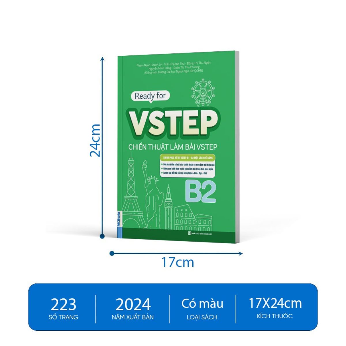 Sách - Combo Ready for VSTEP Chiến thuật làm bài VSTEP B1,B2
