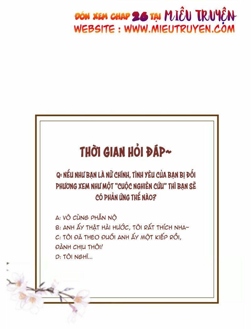 nhất sinh nhất thế mỹ nhân cốt chapter 25 24