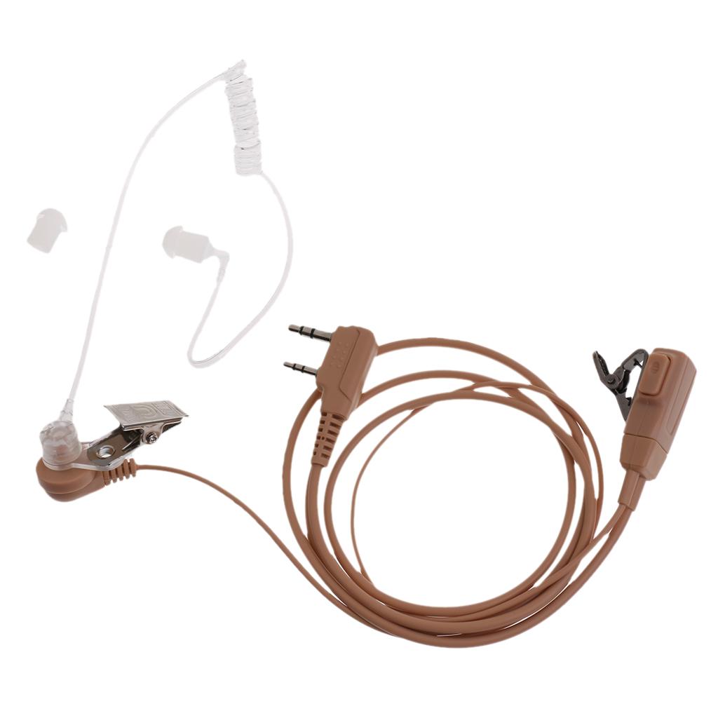 2- Acoustic Tube Earpiece with Microphone For