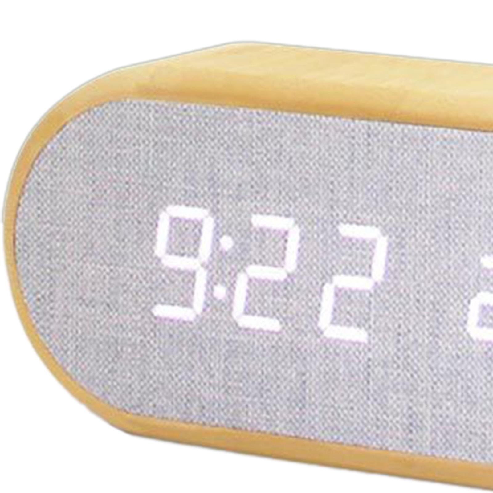 Sound Control Electronic  Clock Snooze Desktop Clock Multifunctional